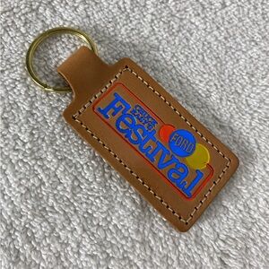 5/$35 Vintage Ford Festival Leather Promotional Keychain